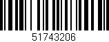 Código de barras (EAN, GTIN, SKU, ISBN): '51743206'