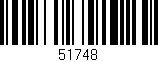 Código de barras (EAN, GTIN, SKU, ISBN): '51748'