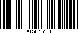 Código de barras (EAN, GTIN, SKU, ISBN): '5174_0_0_U'