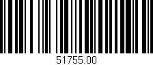 Código de barras (EAN, GTIN, SKU, ISBN): '51755.00'