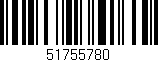 Código de barras (EAN, GTIN, SKU, ISBN): '51755780'