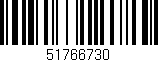 Código de barras (EAN, GTIN, SKU, ISBN): '51766730'