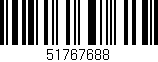 Código de barras (EAN, GTIN, SKU, ISBN): '51767688'