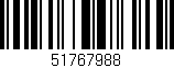 Código de barras (EAN, GTIN, SKU, ISBN): '51767988'