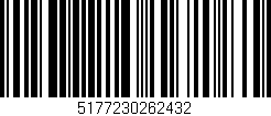 Código de barras (EAN, GTIN, SKU, ISBN): '5177230262432'