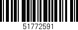 Código de barras (EAN, GTIN, SKU, ISBN): '51772591'
