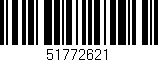 Código de barras (EAN, GTIN, SKU, ISBN): '51772621'