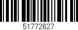 Código de barras (EAN, GTIN, SKU, ISBN): '51772627'