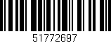 Código de barras (EAN, GTIN, SKU, ISBN): '51772697'
