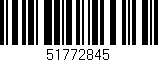 Código de barras (EAN, GTIN, SKU, ISBN): '51772845'