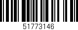 Código de barras (EAN, GTIN, SKU, ISBN): '51773146'