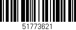 Código de barras (EAN, GTIN, SKU, ISBN): '51773621'