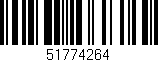 Código de barras (EAN, GTIN, SKU, ISBN): '51774264'