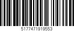 Código de barras (EAN, GTIN, SKU, ISBN): '5177471919553'
