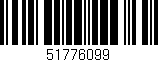 Código de barras (EAN, GTIN, SKU, ISBN): '51776099'