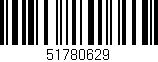 Código de barras (EAN, GTIN, SKU, ISBN): '51780629'