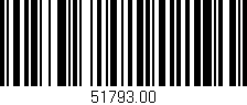 Código de barras (EAN, GTIN, SKU, ISBN): '51793.00'