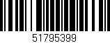 Código de barras (EAN, GTIN, SKU, ISBN): '51795399'