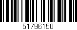 Código de barras (EAN, GTIN, SKU, ISBN): '51796150'