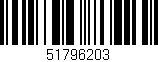 Código de barras (EAN, GTIN, SKU, ISBN): '51796203'