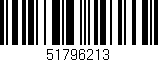 Código de barras (EAN, GTIN, SKU, ISBN): '51796213'