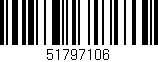 Código de barras (EAN, GTIN, SKU, ISBN): '51797106'