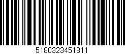 Código de barras (EAN, GTIN, SKU, ISBN): '5180323451811'