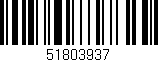 Código de barras (EAN, GTIN, SKU, ISBN): '51803937'