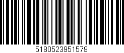 Código de barras (EAN, GTIN, SKU, ISBN): '5180523951579'