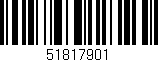 Código de barras (EAN, GTIN, SKU, ISBN): '51817901'