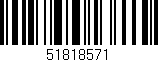 Código de barras (EAN, GTIN, SKU, ISBN): '51818571'