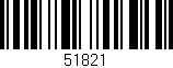 Código de barras (EAN, GTIN, SKU, ISBN): '51821'