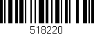 Código de barras (EAN, GTIN, SKU, ISBN): '518220'