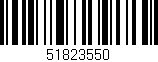 Código de barras (EAN, GTIN, SKU, ISBN): '51823550'