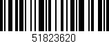 Código de barras (EAN, GTIN, SKU, ISBN): '51823620'