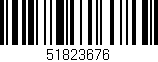 Código de barras (EAN, GTIN, SKU, ISBN): '51823676'