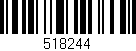 Código de barras (EAN, GTIN, SKU, ISBN): '518244'