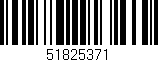 Código de barras (EAN, GTIN, SKU, ISBN): '51825371'
