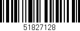Código de barras (EAN, GTIN, SKU, ISBN): '51827128'