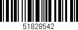Código de barras (EAN, GTIN, SKU, ISBN): '51828542'