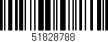 Código de barras (EAN, GTIN, SKU, ISBN): '51828788'