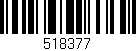 Código de barras (EAN, GTIN, SKU, ISBN): '518377'