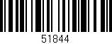 Código de barras (EAN, GTIN, SKU, ISBN): '51844'