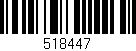 Código de barras (EAN, GTIN, SKU, ISBN): '518447'