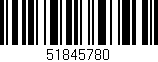 Código de barras (EAN, GTIN, SKU, ISBN): '51845780'