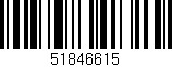 Código de barras (EAN, GTIN, SKU, ISBN): '51846615'