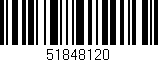 Código de barras (EAN, GTIN, SKU, ISBN): '51848120'