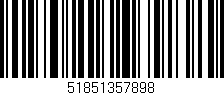 Código de barras (EAN, GTIN, SKU, ISBN): '51851357898'