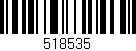 Código de barras (EAN, GTIN, SKU, ISBN): '518535'