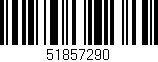 Código de barras (EAN, GTIN, SKU, ISBN): '51857290'